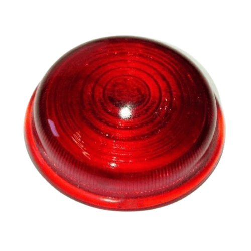 Lens - Flat Red - Glass