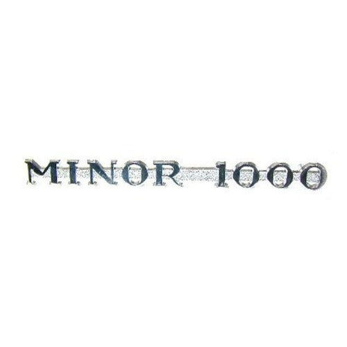 Bonnet Side Badge - 'MINOR 1000'