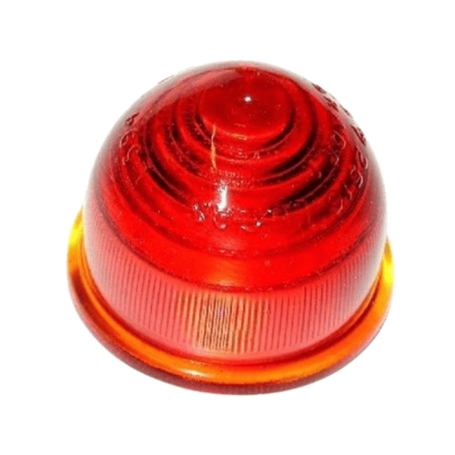 Lens - Stop / Tail - Domed Red - Glass